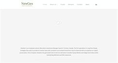 Desktop Screenshot of newgenfunds.com